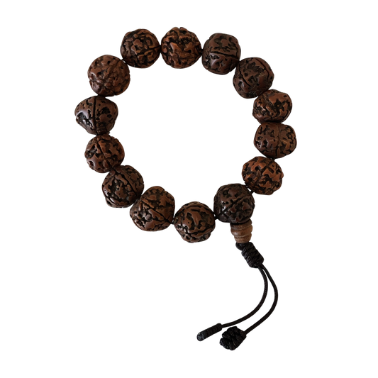 Rudraksa seed håndmala