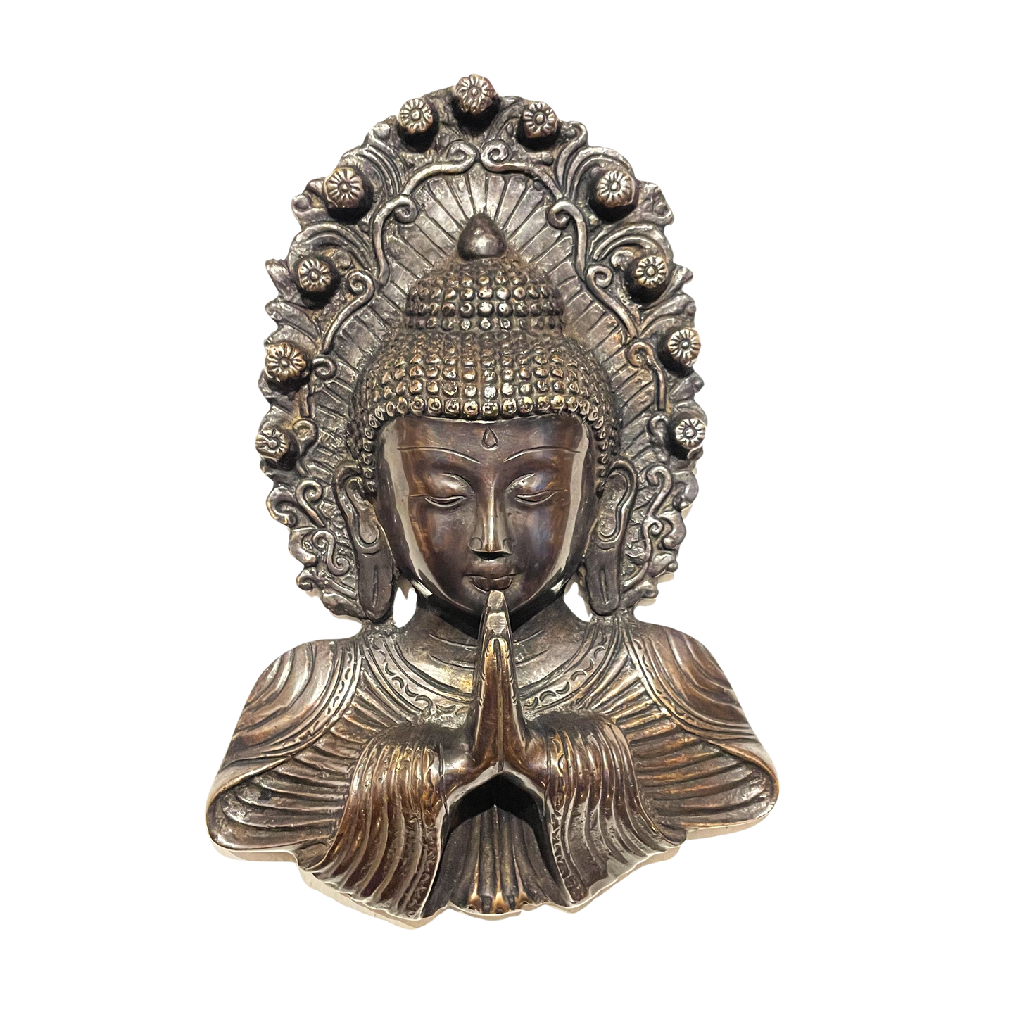 Shakyamuni Buddha Buste i messing