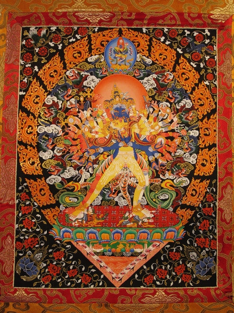 Chakrasamvara i Yab Yum Thanka