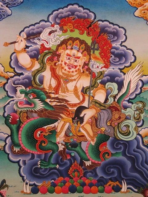 Jambhala (Kubera) Thangka