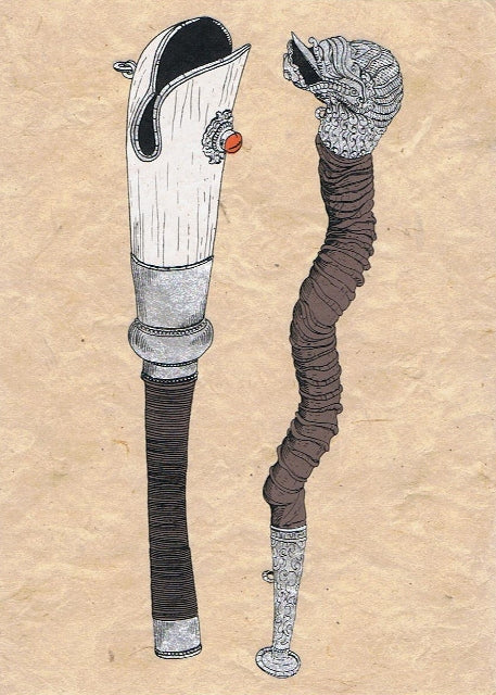 Rakang og Knagling Postkort