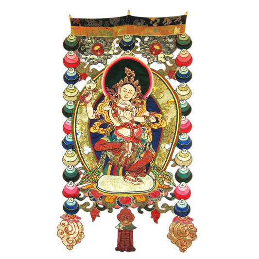 Apsara med konkylie Thanka