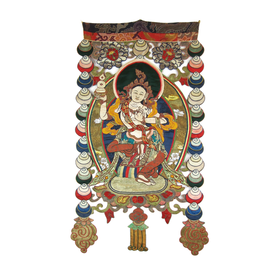 Apsara med Stupa Thanka