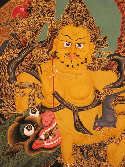 Jambhala (Kubera) Thangka