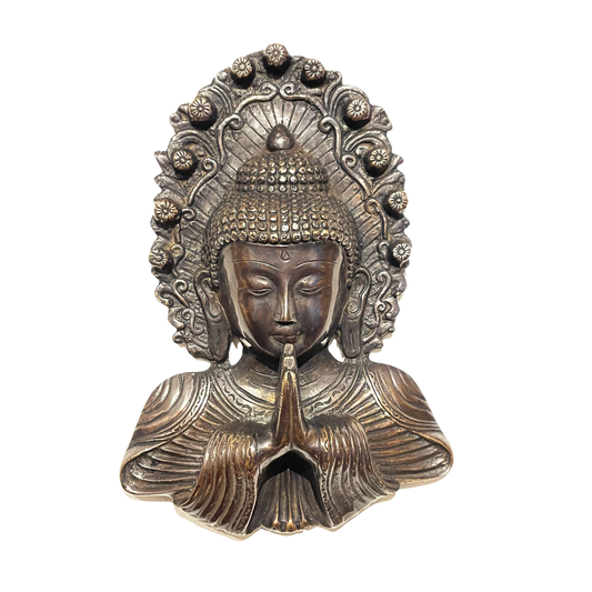 Shakyamuni Buddha Buste i messing