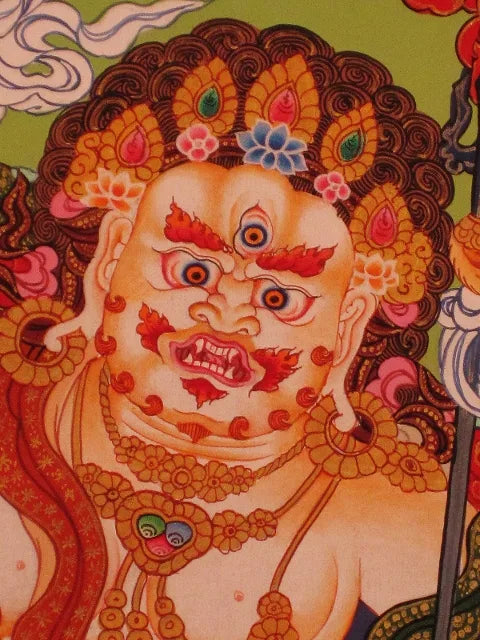 Jambhala (Kubera) Thangka