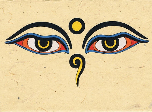 Buddha's Øjne Postkort