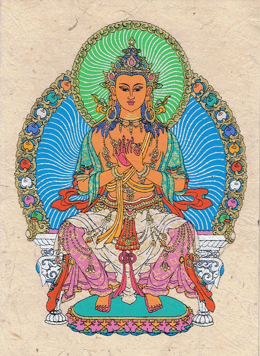 Maitreya Buddha Postkort