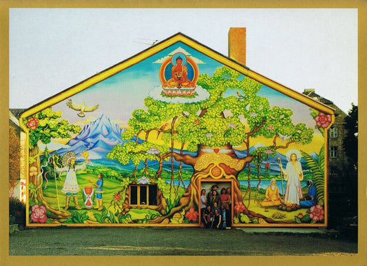 Rainbow House Postkort