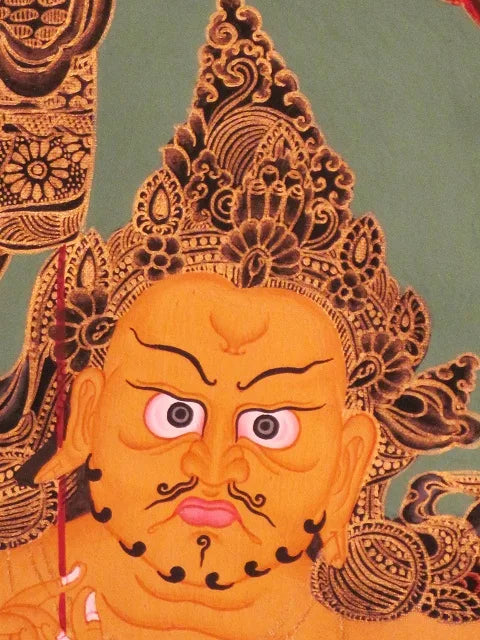 Jambhala (Kubera) Thangka