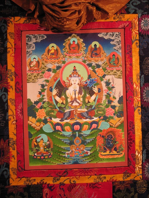 Avalokitesvara - Chenrezi Thanka